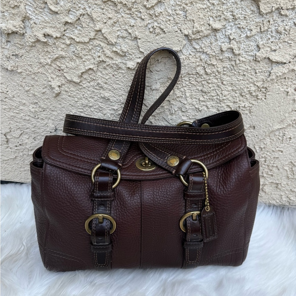 Coach Brown Leather Satchel
